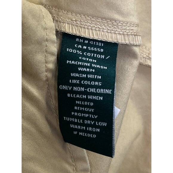 Ralph Lauren Womens Khaki Cotton Belted Shirt Dress - Picture 5 of 9